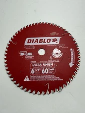 DIABLO D0660 6-1/2" X 60 TOOTH ULTRA FINISH SAW BLADE