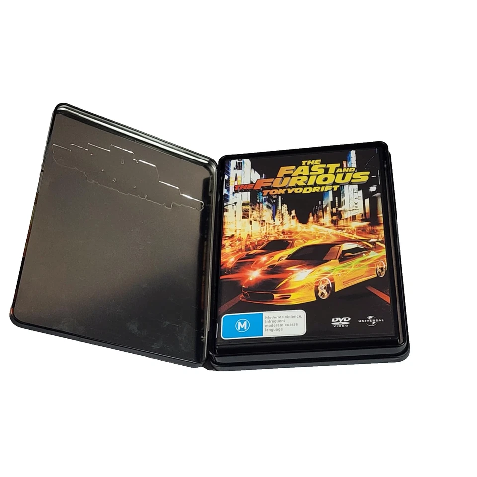 The Fast And The Furious Tokyo Drift  (DVD, 2006) Collectors Steel-book Tin - Image 3 of 4