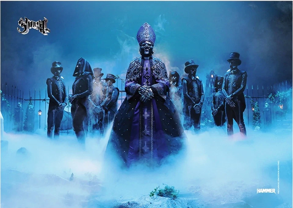 METAL HAMMER #399 GHOST SKELETA Ltd Edit Bundle w MAG Stickers LP Art Card @ NEW - Image 3 of 4