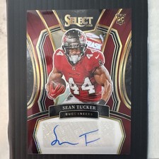Panini 2023 Select Rookie Signatures Sean Tucker #RSI-STU Maroon Prizm /75 NFL