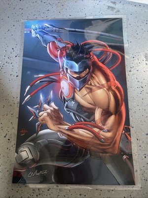 Overwatxh  GENJI Blackwatch Artist Signed Fandom Art Poster Print