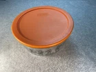 Pyrex Day Of The Dead Bowl With Orange Lid