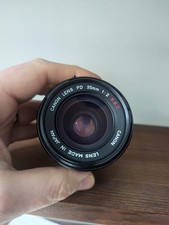 RARE Concave "O" Canon FD 35mm f/2 S.S.C