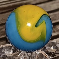 Peltier Glass Peerless Patch Marble. 5/8" Mint. Nice Pattern