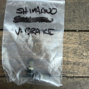 Shimano V-Brake Mounting Bolts Pair Deore XT Bicycle Brake Washers 90s MTB