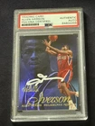 1996-97 FLAIR SHOWCASE ALLEN IVERSON AUTO PSA AUTHENTIC ROOKIE
