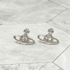 Vivienne Westwood Earrings Nano Silver drawstring