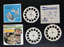 Bambi View Master 3 Reel Set Packet No. B400 Disney