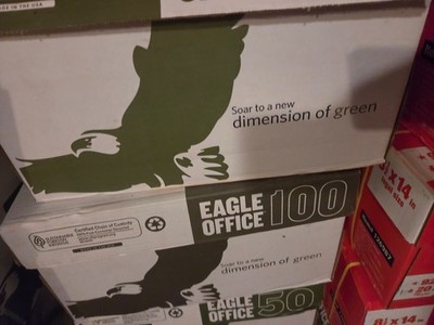 Printer Copy Paper 8.5 x14  White 10 Reams Case 5000 sheets 92 bright 20 lb NEW