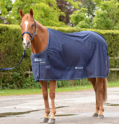 Bucas 140 Navy Abschwitzdecke Competition Cooler