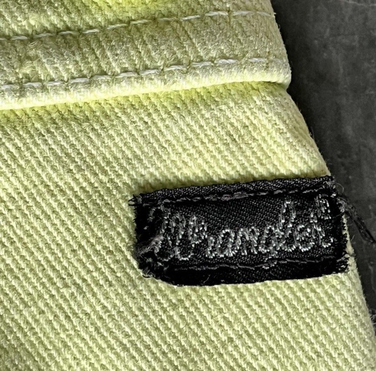 Vintage lime green Women’s High Rise Bareback Silver Lake Wrangler Jeans | RARE image 5