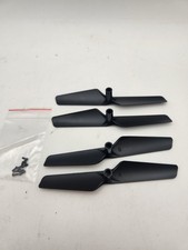 4 Propellers with screws. 2 are the same and 2 are the same. Plastic.