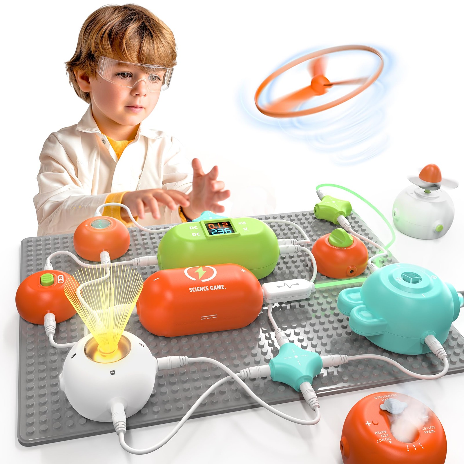 Science Kits for Kids - STEM Kits for Kids, Electronics Exploration Kit, Over...-image