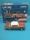 Vintage 1992 Corgi 57 Chevrolet Bel Air 1/43 Scale Diecast Model Car 96570 Boxed