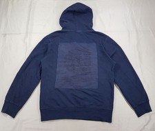 CARHARTT VERSE PATCH SIZE XS MENS NAVY PULLOVER HOODIE JUMPER EMBROIDERED LOGO