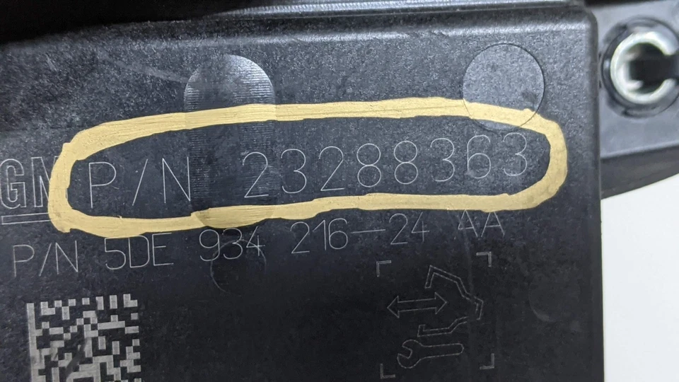 Módulo de control de bomba de combustible Chevrolet IMPALA XTS 2014-202 ORIGINAL FABRICANTE DE EQUIPOS ORIGINALES 23288363 Foto 2 de 2