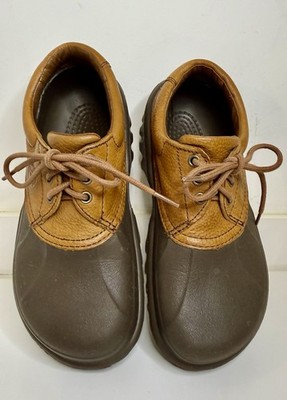 NEW Crocs All Terrain Axle Mens 9 Women 11 Shoes Islander Leather Duck Boot Lace