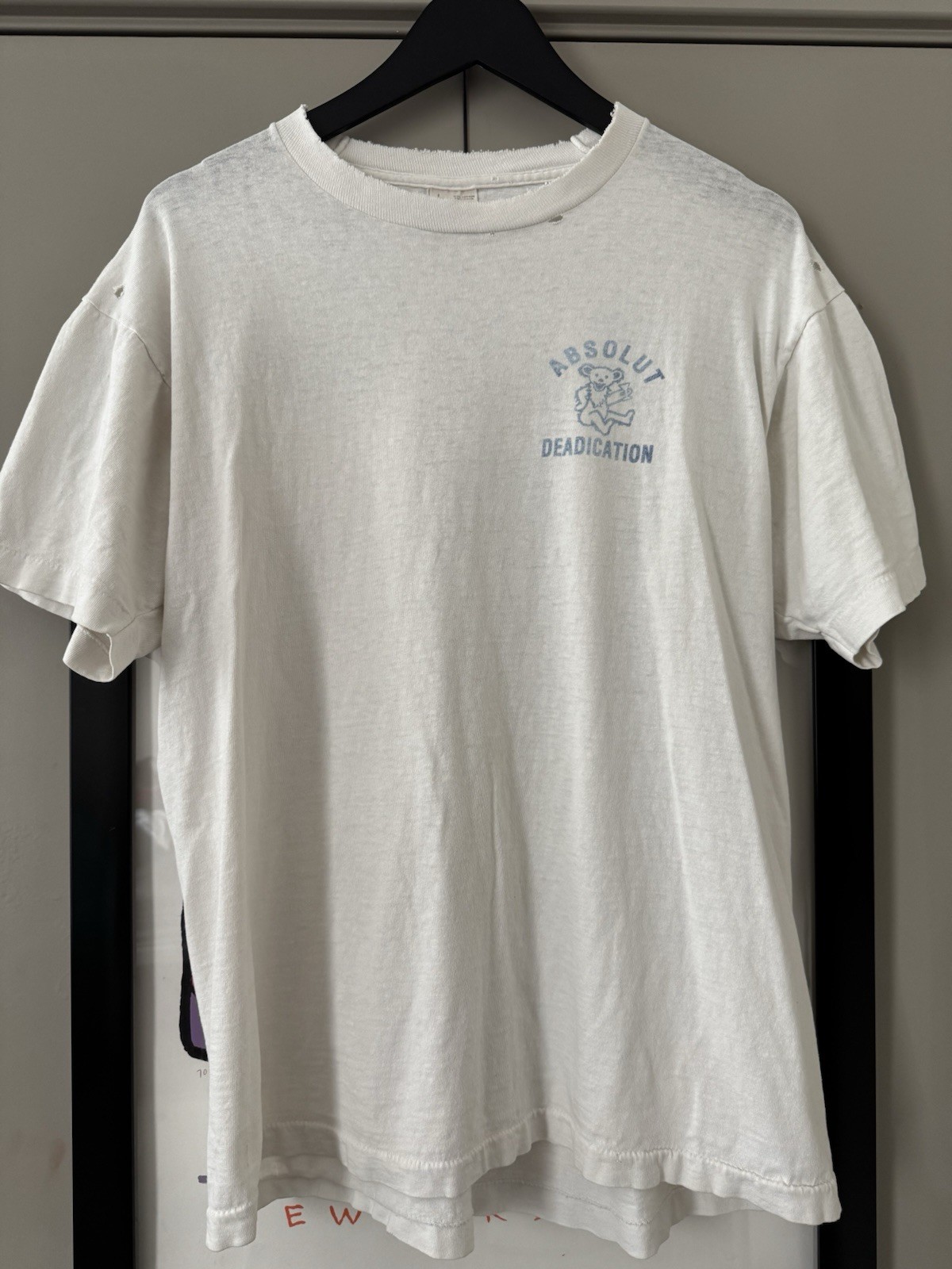 RARE Grateful Dead  80s Absolut Vodka Band T-Shirt image 2