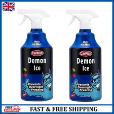 Image of CarPlan Demon Ice 1L 2 Pack - 2 in 1 Pre-Icer & De-Icer - Prevents Overnight Fre