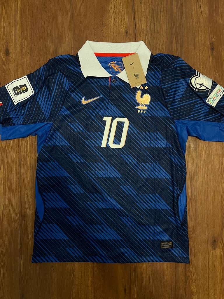 2026 France Home World Cup Player Version Jersey #10 Mbappe | eBay