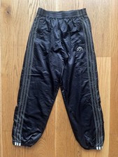 ADIDAS ORIGINALS ALEXANDER WANG TRACK PANTS WOMEN'S BLACK BOTTOMS TROUSERS SMALL