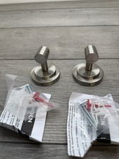 LOT OF 2 Moen DN0703BN Iso Robe Hook in Spot Resistant, Brushed Nickel