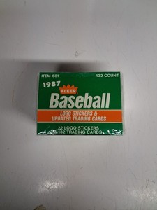 1987 Fleer Update Set Baseball Trading Card Box Sealed