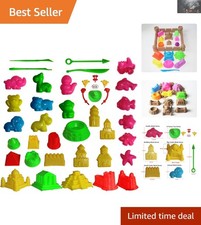 All-Season 42-Piece Sand Molding Tools - Fun Animal and Sea Life Forms for Kids