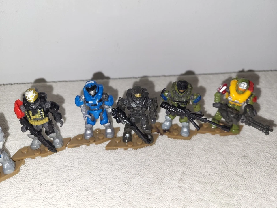 Halo Mega Construx Bloks Noble Team All Heroes Lot of 6 Figures Kat Jorge Etc - Image 3 of 4