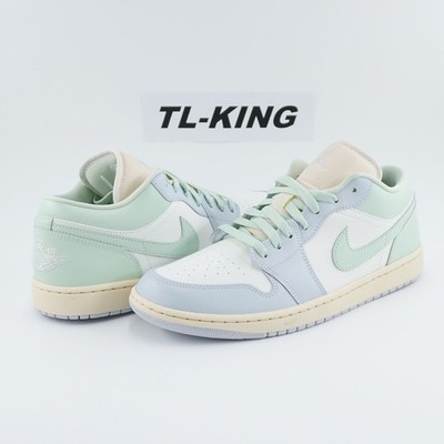 Nike Air Jordan 1 Low AJ 1 Leather Sail Jade Aura Limited DC0774