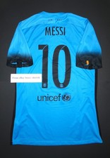2015-2016 Nike Auténtico FC Barcelona Partido Lionel Messi Tercera Camiseta Camiseta Kit