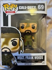 Image of Funko Pop Call of Duty MSGT. Frank Woods (Muddy) #69 Vinyl Figure Muddy Version