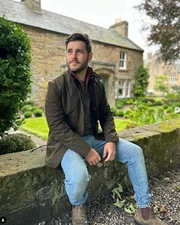 BARBOUR LUTZ Waxed Jacket Olive Rugged Sophistication MSRP$520 British Heritage