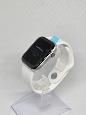 Apple Watch Series 6 44mm Silver - LTE GPS - EXCELLENT + Extras
