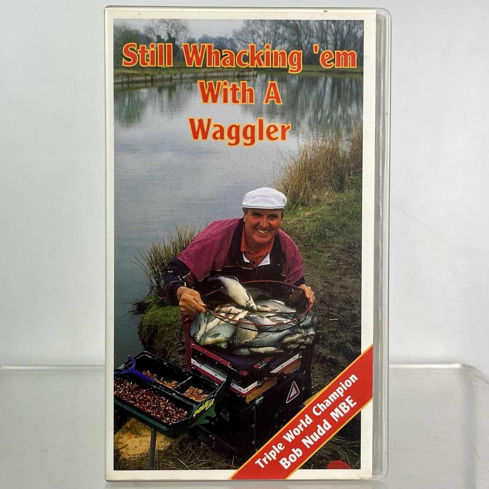 Compleat Angler WHACKING ‘EM WITH A WAGGLER Video Tape VHS CASSETTE PAL Bob Nudd