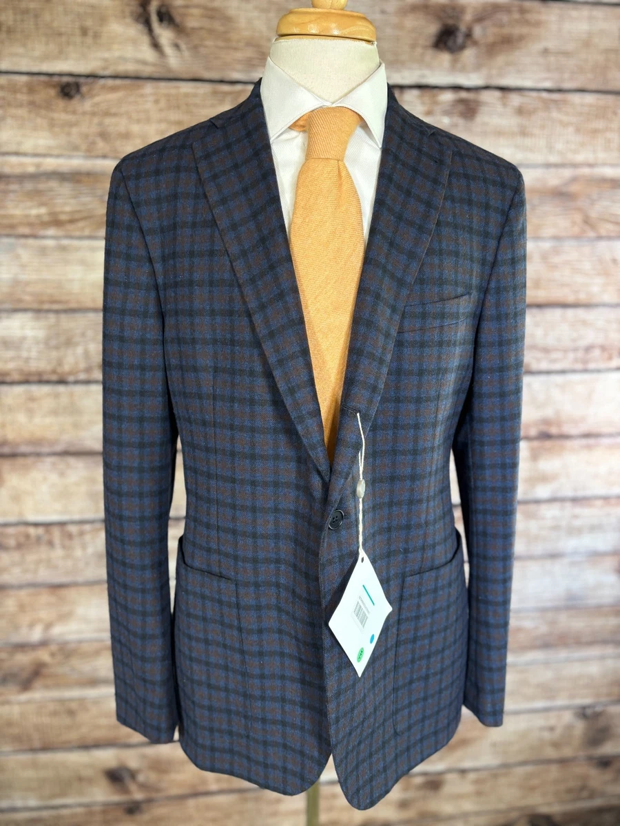 Veste Homme Cantarelli Sartoriale En Cachemire - Taille 54 Italienne, Grise, Occasion Très Bon état
