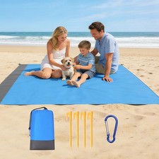 CHGANG Beach Blanket Mat | Extra Large 210 x 200cm Water Resistant Sand Proof