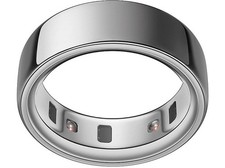 Oura Ring 4 Silber, Größe 8 Smart Ring Slee...