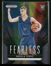 2024 Panini Prizm Draft Picks Basketball - Fearless Base -#12  Nikola Topic