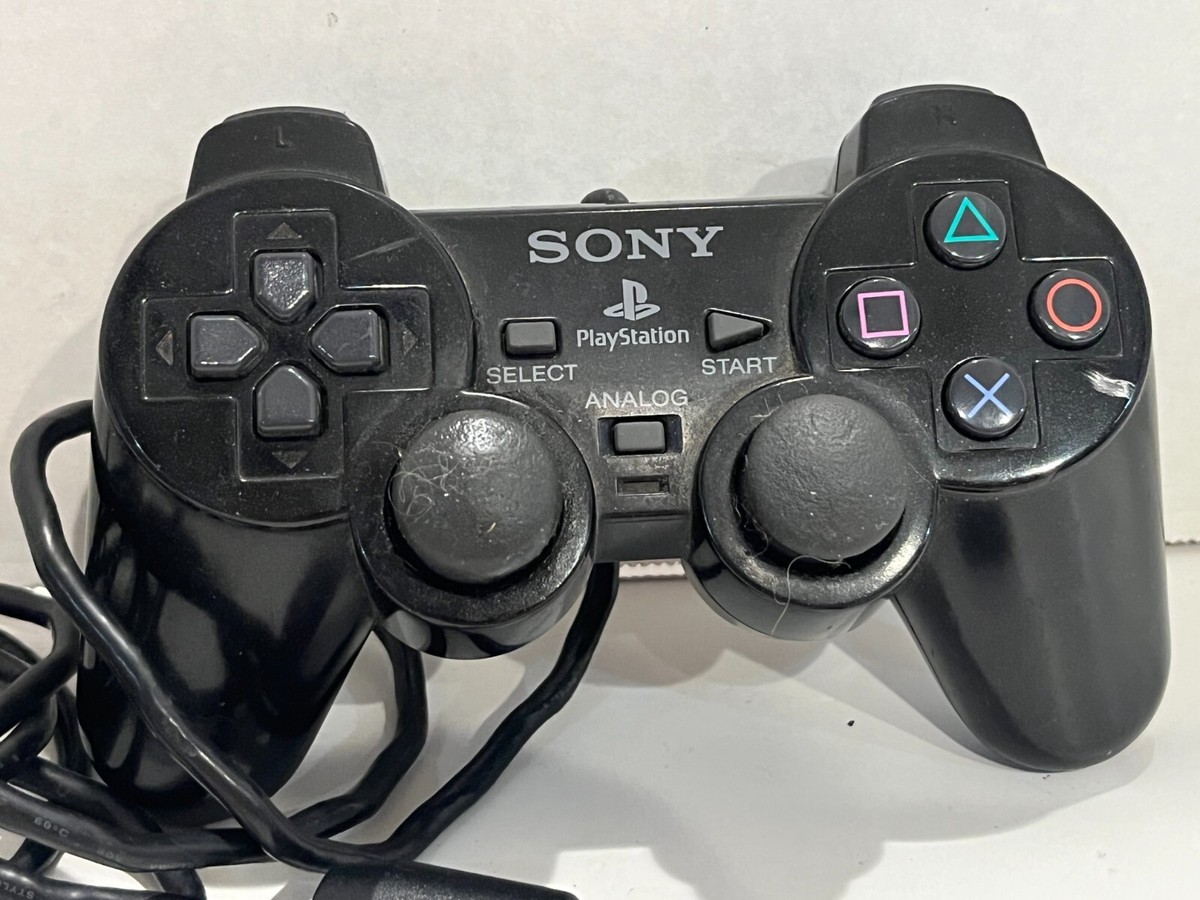 Playstation 2 PS2 Controller Wired, Black, For Parts