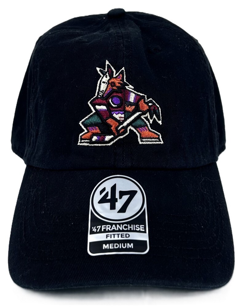 '47 NHL Arizona Coyote's キャップ Men's Arizona Coyotes '47 Garnet Core Logo Clean Up