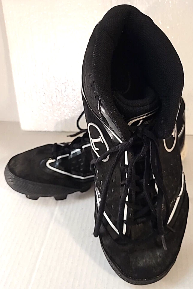 Zapatos de béisbol Louisville Slugger botines para hombre 9,5 negros flexibles PVS 360 Fusion XP Foto 3 de 4