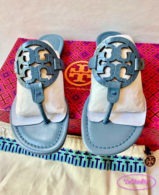 blue yonder tory burch sandals