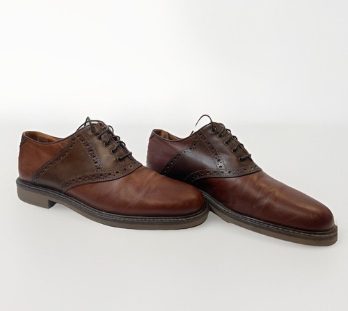 Chaussures Oxford Johnston & Murphy Saddle homme taille 9 cuir marron