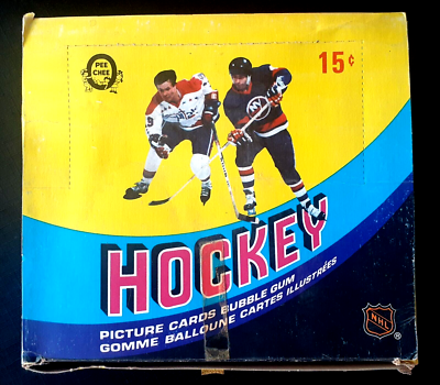 1978-79 O-PEE-CHEE HOCKEY CARD EMPTY WAX BOX 78-79 MIKE BOSSY RC