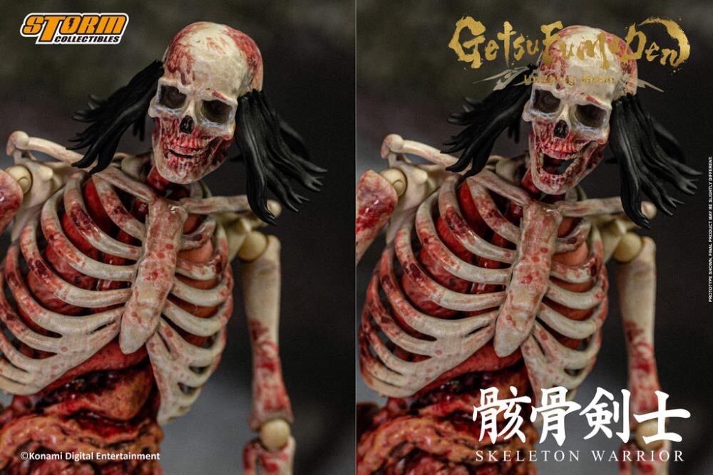 STM87286: Storm Collectibles Getsu Fuma Den: Undying Moon Skeleton