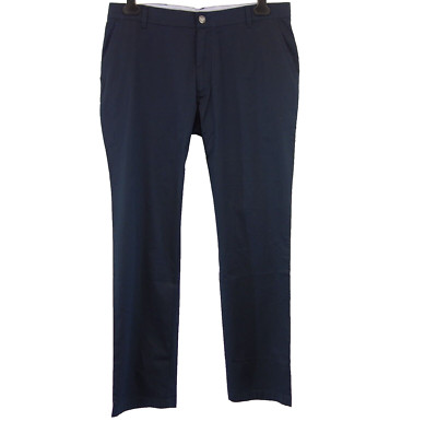 Hose Emporio Armani Blau XXL Herren Leichte Stoff Chino EA7 Straight Np 229 Neu