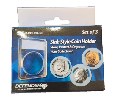 1 - 3 Pack Dime 17.9 mm Guardhouse Defender Coin Slab  w Free Shipping