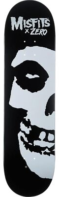 Zero Skateboards Misfits Feind Skull Left Matte Skateboard Deck