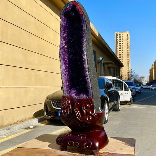 32.76LB Restoration of Natural Amethyst Cave Quartz Cluster Crystal Church - 第 8/13 張圖片